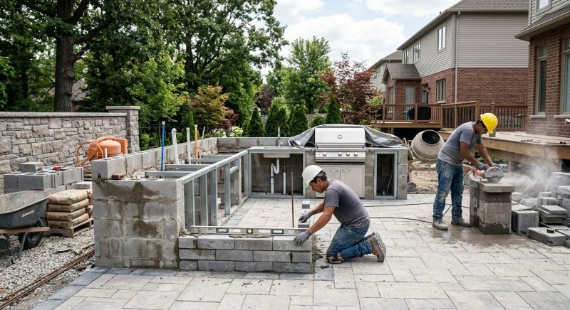 Outdoor Kitchen Renovation in Pearland, TX